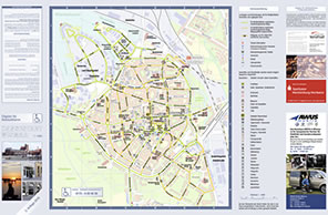 Cityplan für Rollstuhlfahrer – Kartenseite
